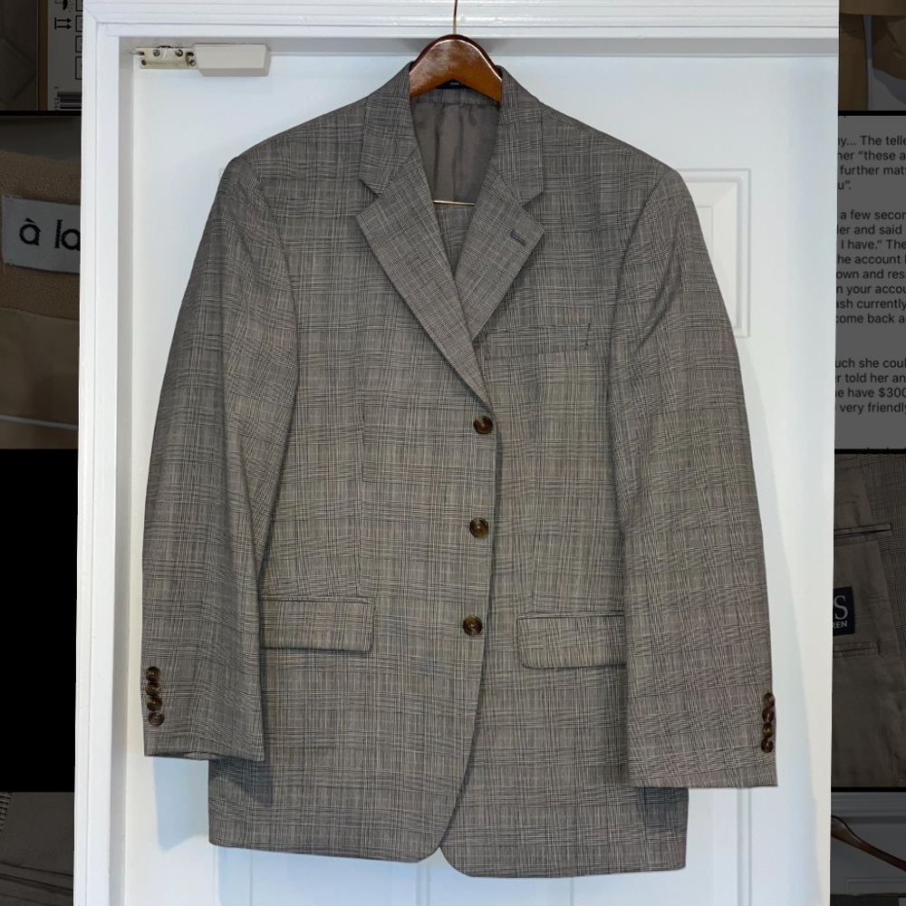 Chaps Ralph Lauren Wool/Cashmere Suit